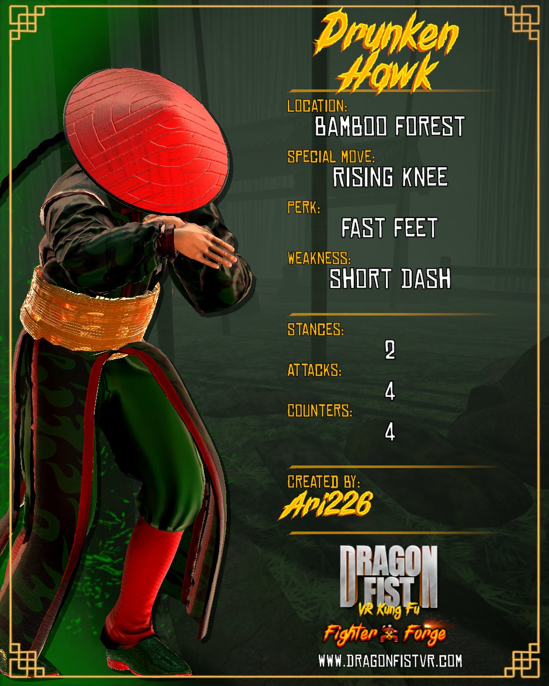 Drunken Hawk - Created By: Ari226